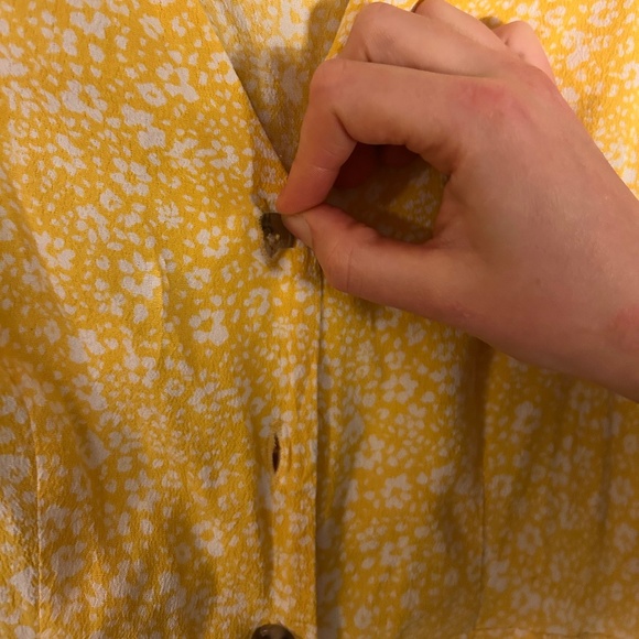 Medium H&M Yellow Floral Sundress - Picture 4 of 4